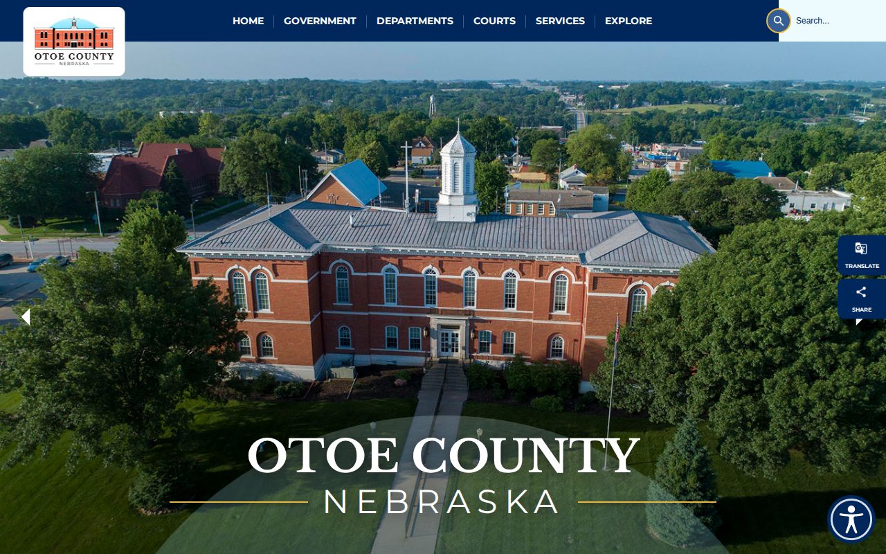 Otoe County official source for wanted and warrant record confirmation